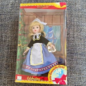 NWOT VTG Santa Around the World Collectible Dutch Porcelain Doll